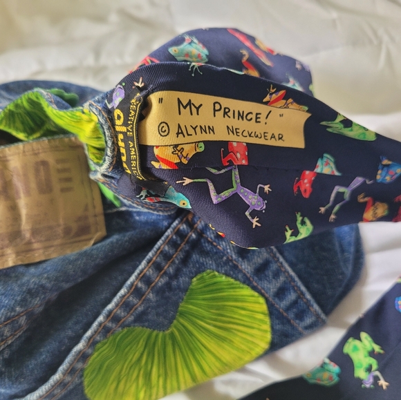 Custom upcycle Jean Denim Shoulder bag - Picture 3 of 9